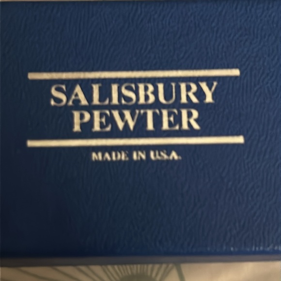 Pewter shell tea caddy spoon from Salisbury Pewter. Made in the USA - Picture 6 of 7